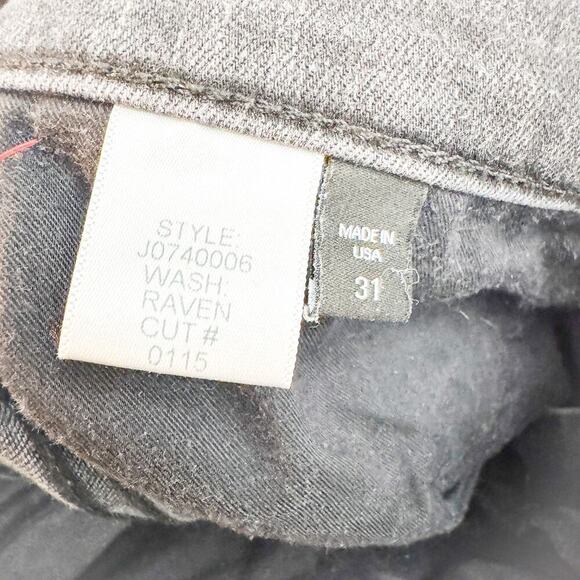 Veronica Beard Debbie 10" Skinny Dark Wash Charcoal Denim Jeans Size 31 - Picture 7 of 10
